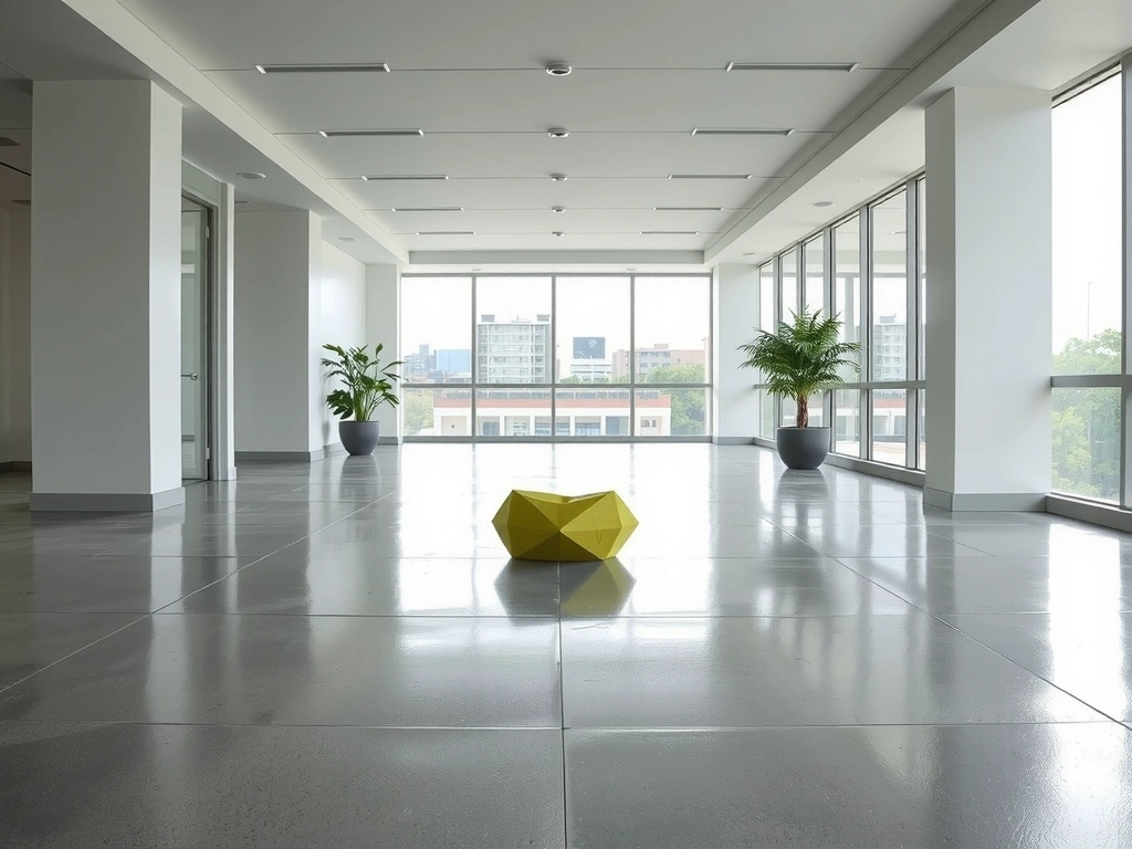 Espacio limpio y moderno como referencia de transparencia